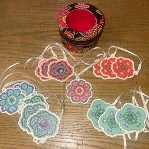 Vera Bradley 16 Assorted Floral Gift Tags